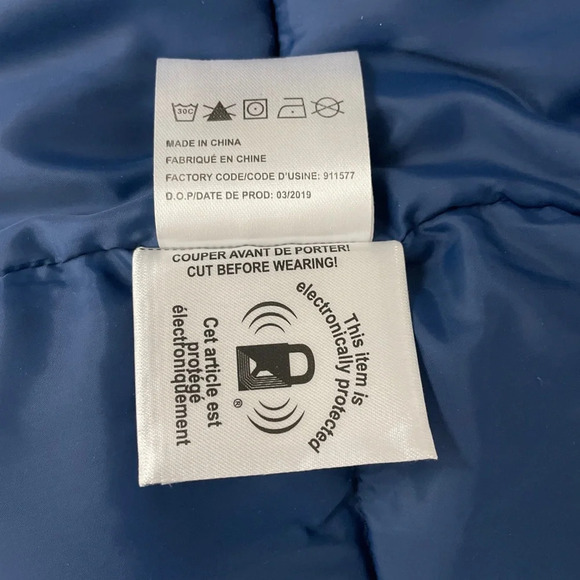 Woods Kala Women’s Faux Down Parka Coat Jacket Size XS Blue Hood Insulated New - Picture 13 of 15